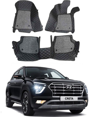 arneja trading company Leatherite 7D Mat For  Hyundai Creta(Black)