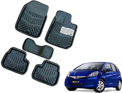 WolkomHome Plastic 3D Mat For  Honda Jazz(Black)