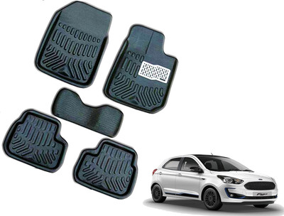 WolkomHome Plastic 3D Mat For  Ford Figo(Black)