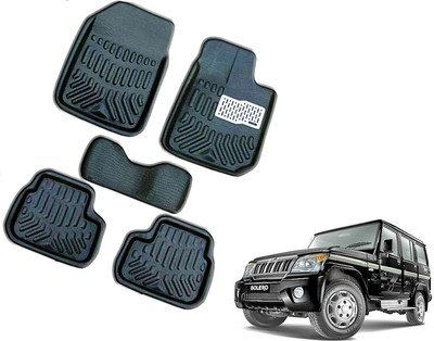 WolkomHome Plastic 3D Mat For  Mahindra Bolero(Black)