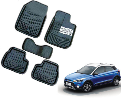 WolkomHome Plastic 3D Mat For  Hyundai i20 Active(Black)