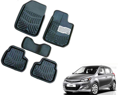 WolkomHome Plastic 3D Mat For  Hyundai i20(Black)
