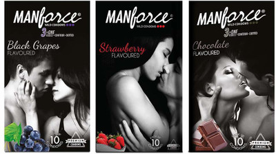 7% OFF on MANFORCE Combo Pack (Chocolate,Strawberry,Black Grapes,Banana) Condom(Set of 3, 30 Sheets) 7% OFF on MANFORCE Combo Pack (Chocolate,Strawberry,Black Grapes,Banana) Condom(Set of 3, 30 Sheets)