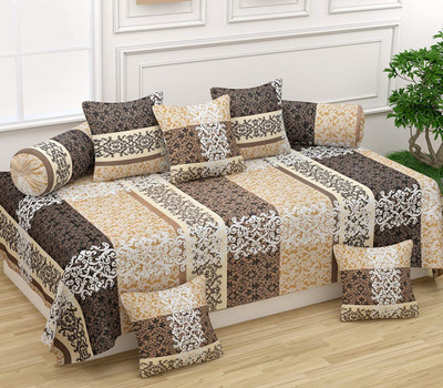 Regit Polycotton Abstract Diwan Set(Multicolor)
