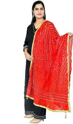 Gopveer Art Silk Printed Women Dupatta