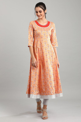 Aurelia Anarkali Gown(Orange)