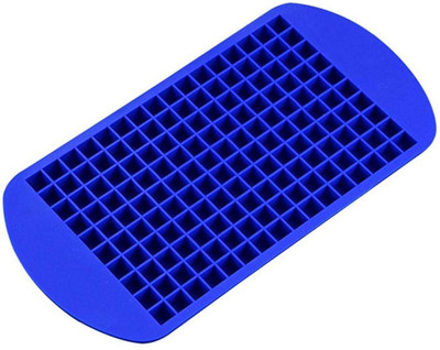 portible Blue Silicone Ice Cube Tray(Pack of1)