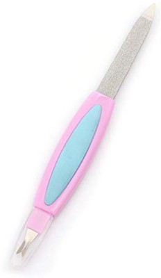 Teenschoice New 2 in 1 Manicure Pedicure Nail File Tool Cuticle Trimmer Cutter Remover(Set of 2)