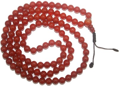 KUNDLI GEMS Coral / Moonga Beads Mala Natural Precious stone's Coral / Moonga Astrological and Fashionable For Wear For unisex Coral Stone Chain