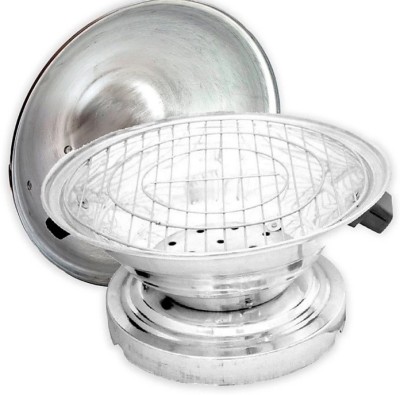 maa narmada Aluminum Tandoor is made of high-quality aluminum. It is used to make Bati, Tandoori Roti, Chicken, Naan, Pizza, cake, and grill dishes. It gives indirect heat and the food is flavored by the smoking process. This is a very useful tool for an ideal kitchen or home. This saves time, and t