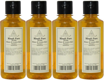 KHADI Pure Herbal Honey & Lemon Juice Shampoo(840 ml)