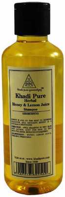 Khadi Pure NATURAL HERBAL HONEY & LEMON JUICE SHAMPOO(210 ml)