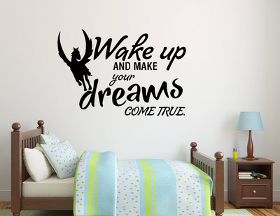 WALLSTICK 45 cm Beautiful Bedroom Quote Decorative wallsticker Self Adhesive Sticker(Pack of 1)