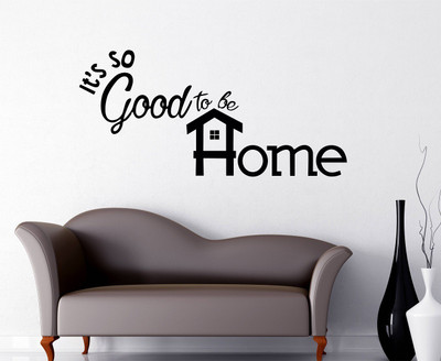 Wallzone 70 cm Home Medium Vinyl Wallsticker (100 cm x 50 cm) Self Adhesive Sticker(Pack of 1)