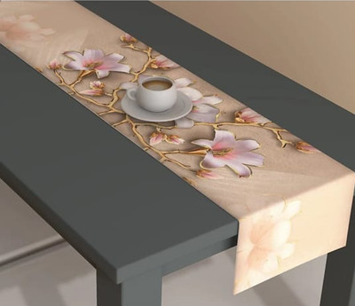 Creativehomes Multicolor 150 cm Table Runner(Polyester)