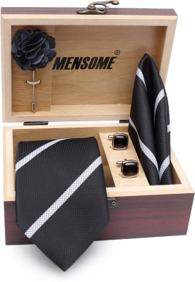 MENSOME Striped Tie(Pack of 4)