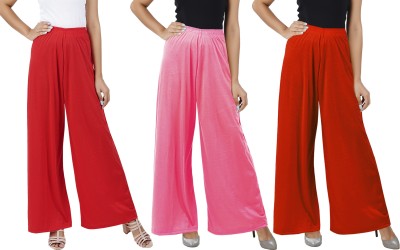 Buy That Trendz Flared Women Red, Pink, Orange Trousers