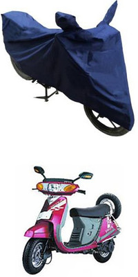 Utkarsh Two Wheeler Cover for Kinetic(Blue)