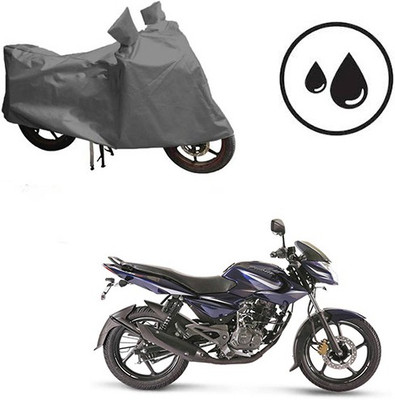 Atulit enterprises Waterproof Two Wheeler Cover for Bajaj(Pulsar 135 LS DTS-i, Grey)