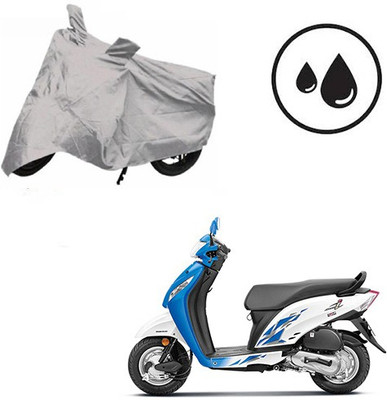 SRENTERPRISES Waterproof Two Wheeler Cover for Honda(Activa i, Silver)