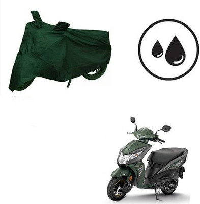 RPSENTTERPR Waterproof Two Wheeler Cover for Honda(Deo, Green)