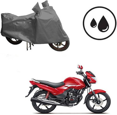 Atulit enterprises Waterproof Two Wheeler Cover for Hero(Achiever, Grey)