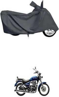 W proof Two Wheeler Cover for Royal Enfield(Thunderbird 500, Grey)