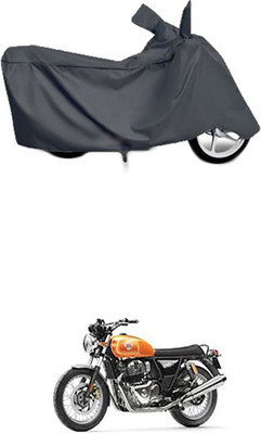 W proof Two Wheeler Cover for Royal Enfield(Twin, Grey)