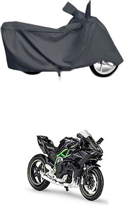 W proof Two Wheeler Cover for Kawasaki(Ninja, Grey)