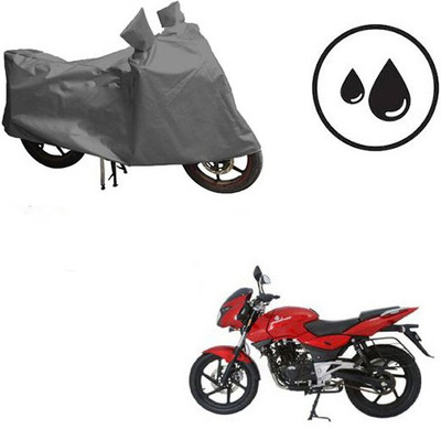 RPSENTTERPR Waterproof Two Wheeler Cover for Bajaj(Pulsar 200 NS DTS-i, Grey)