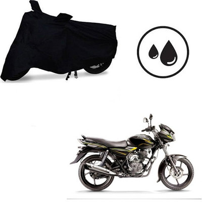 RPSENTTERPR Waterproof Two Wheeler Cover for Bajaj(Discover 100 DTS-i, Black)