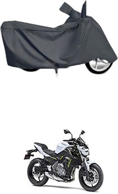 Utkarsh Two Wheeler Cover for Kawasaki(Grey)