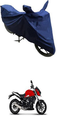 W proof Two Wheeler Cover for Mahindra(Blue)