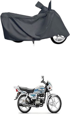 W proof Two Wheeler Cover for Hero(Splendor Plus, Grey)