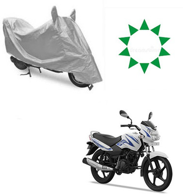 Atulit enterprises Waterproof Two Wheeler Cover for TVS(Star Sport, Silver)