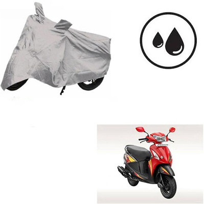 RPSENTTERPR Waterproof Two Wheeler Cover for Hero(Pleasure, Silver)