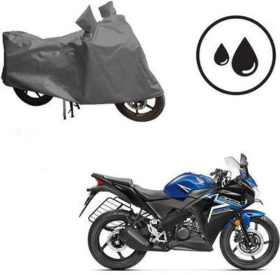 RPSENTTERPR Waterproof Two Wheeler Cover for Honda(CBR 150R, Grey)