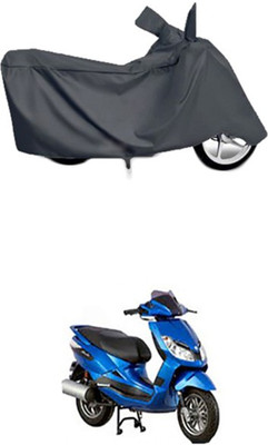 Utkarsh Two Wheeler Cover for Bajaj(Sunny, Grey)