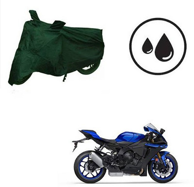 RPSENTTERPR Waterproof Two Wheeler Cover for Yamaha(YZF R1, Green)