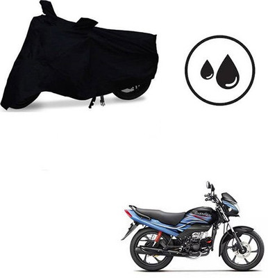 Atulit enterprises Waterproof Two Wheeler Cover for Honda(Passion Pro, Black)