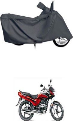 W proof Two Wheeler Cover for Hero(Passion Plus, Grey)