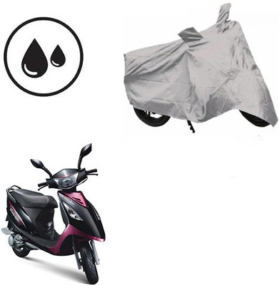 RPSENTTERPR Waterproof Two Wheeler Cover for TVS(Scooty Streak, Silver)