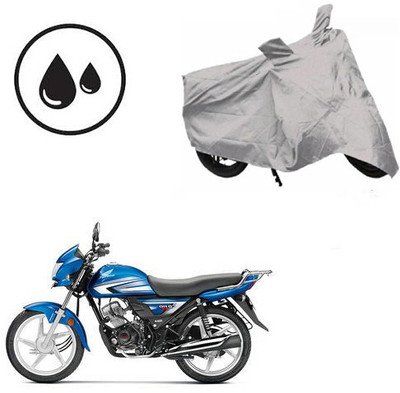 SRENTERPRISES Waterproof Two Wheeler Cover for Hero(CD 110 Dream, Silver)