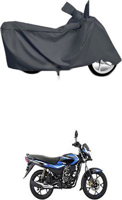 Utkarsh Two Wheeler Cover for Bajaj(Platina 100 DTS-i, Grey)