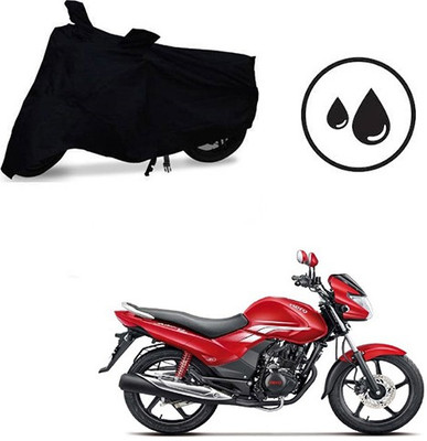 Atulit enterprises Waterproof Two Wheeler Cover for Hero(Achiever, Black)