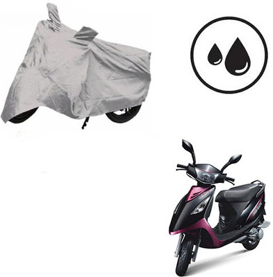 RPSENTTERPR Waterproof Two Wheeler Cover for TVS(Scooty Streak, Silver)