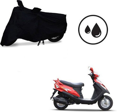 Atulit enterprises Waterproof Two Wheeler Cover for Mahindra(Flyte, Black)