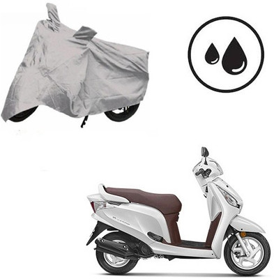 RPSENTTERPR Waterproof Two Wheeler Cover for Honda(Aviator, Silver)