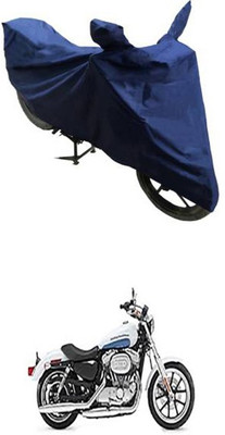 W proof Two Wheeler Cover for Harley Davidson(Blue)
