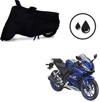 Atulit enterprises Waterproof Two Wheeler Cover for Yamaha(R15, Black)